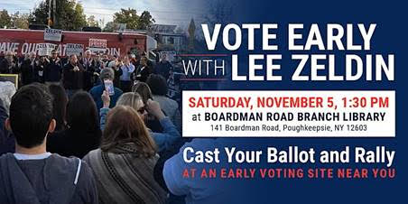 Get Out the Vote rally with Congressman and Veteran Lee Zeldin!